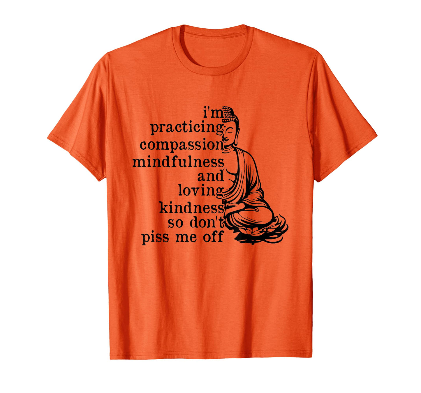 I'm Practicing Compassion So Don't Piss Me Off T-Shirt