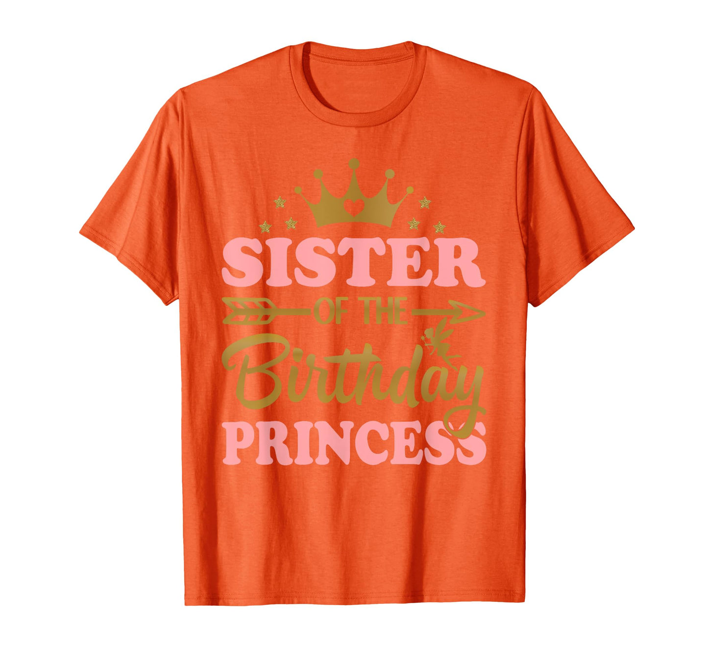 Sister of The Birthday Princess Themed Family Girl Birthday T-Shirt