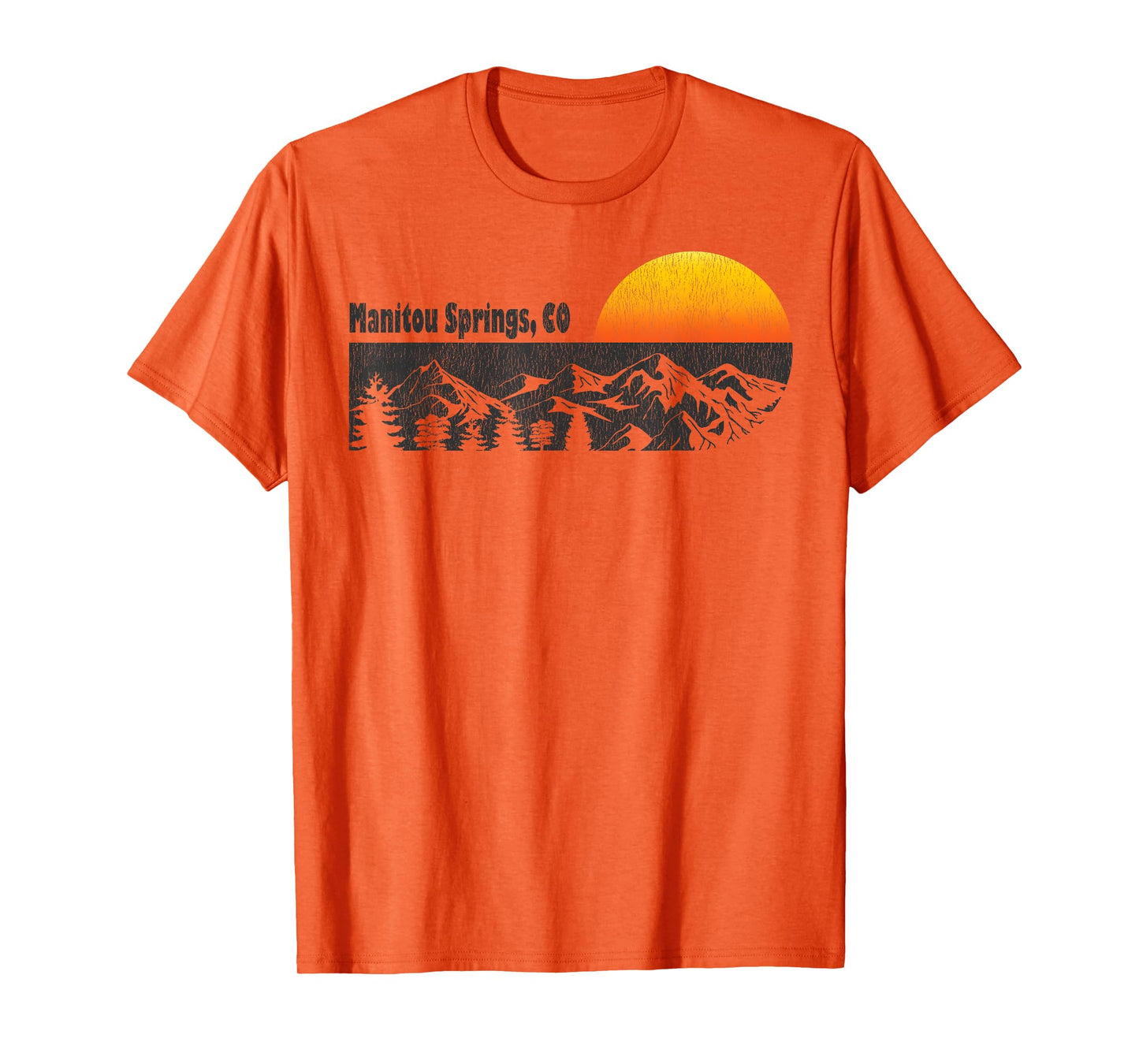 Retro Manitou Springs Colorado T-shirt T-Shirt