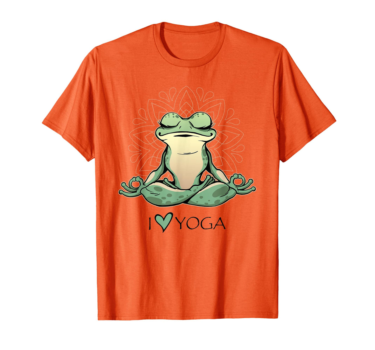 I Love Yoga I Heart Yoga Frog T-Shirt