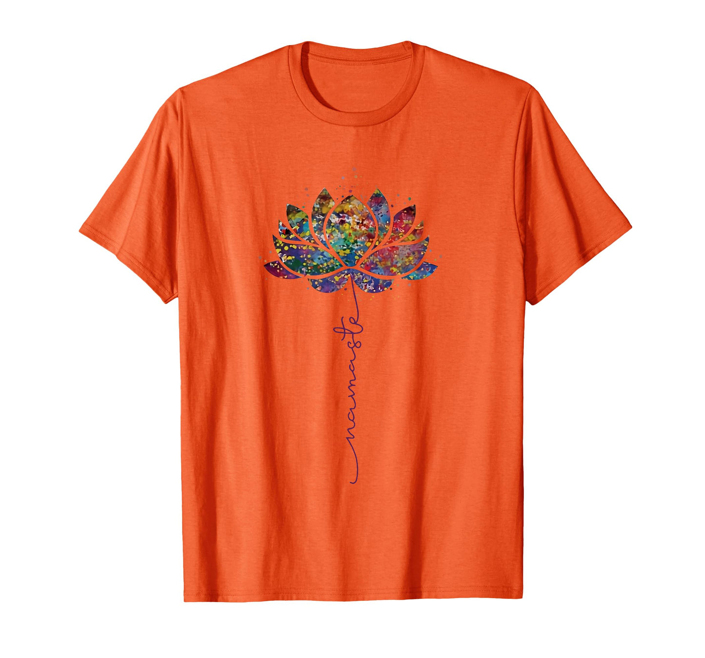 Lotus Flower Namaste Yoga Meditation Zen Bohemian Spiritual T-Shirt