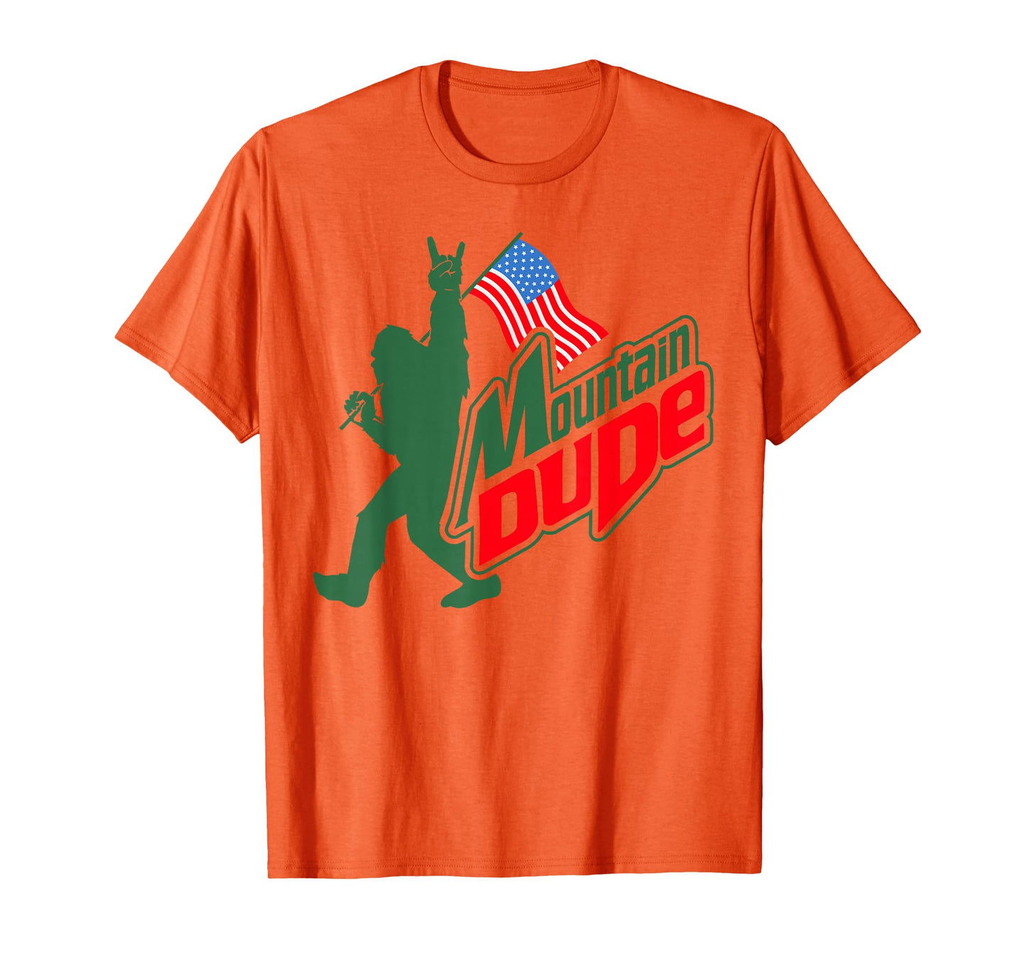 Mountain Dude Funny Bigfoot Sasquatch Hiking Gifts Men Women T-Shirt