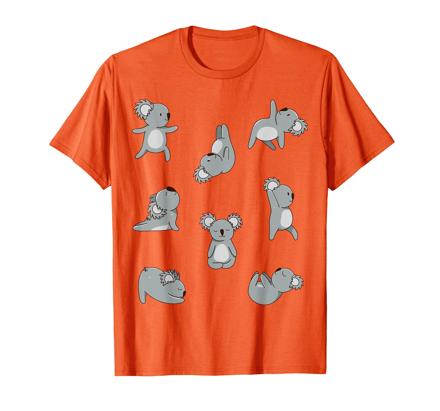 Yoga postures koala bear koala women men kids T-Shirt