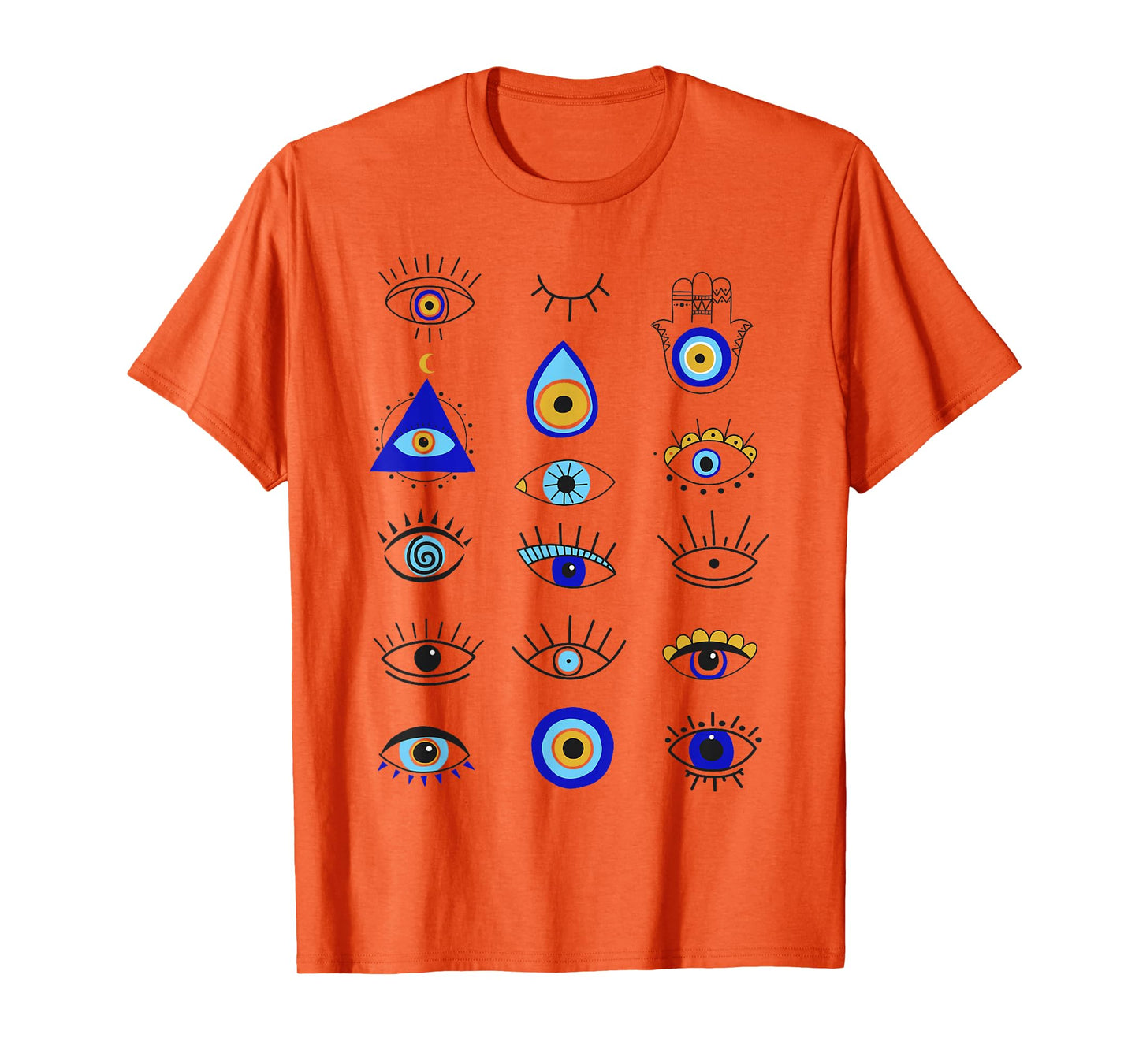 Evil Eye Curse Protection Hand of Hamsa Seeing Eyes Evil Eye T-Shirt