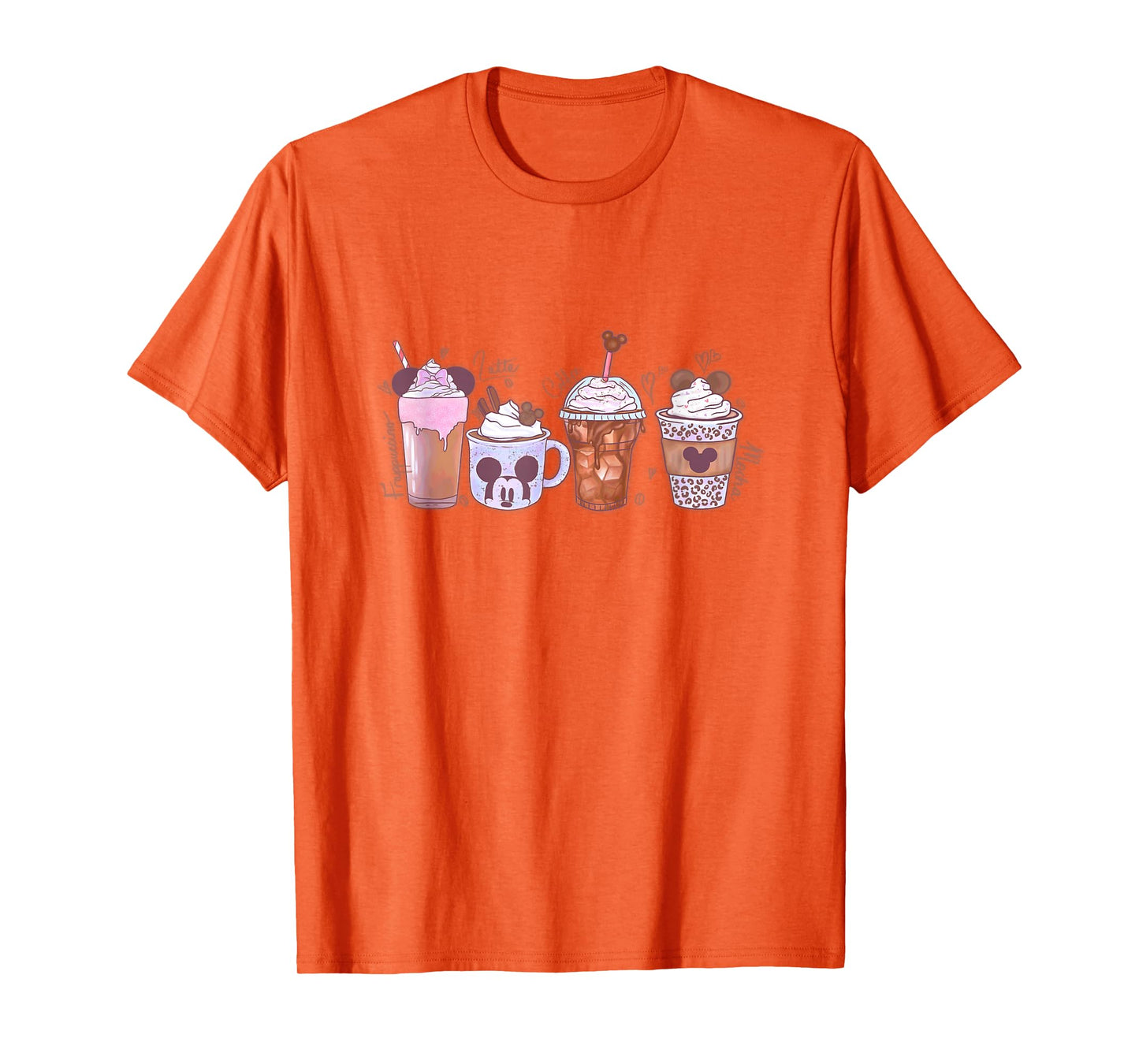 Disney Mickey And Friends Coffee Vibes Frozen Treats Logo T-Shirt