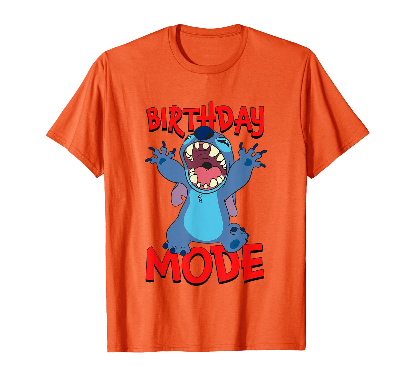 Disney Lilo & Stitch Birthday Mode Activated Stitch Logo T-Shirt