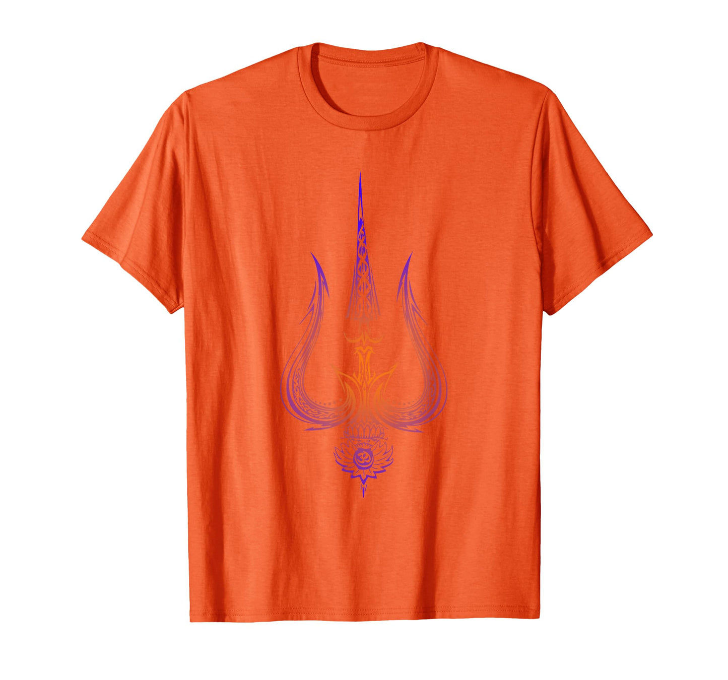 OM-Lord Shiva Divine Spear Trident Trishul T-Shirt