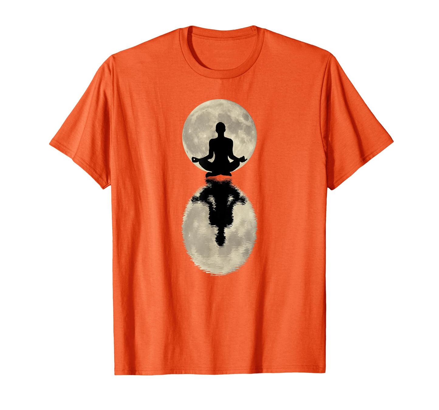 Yoga Gift for Women - Namaste Moon Refection Zen Spiritual T-Shirt