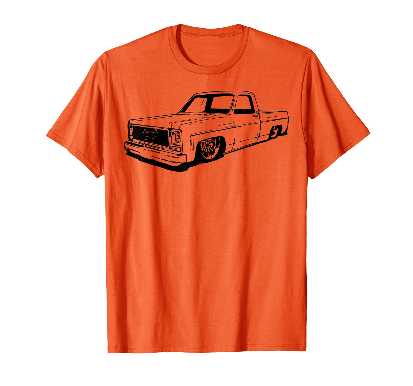 Vintage 73-87 Mini C10 Truck Slammed Graphic Dad Gag Father T-Shirt
