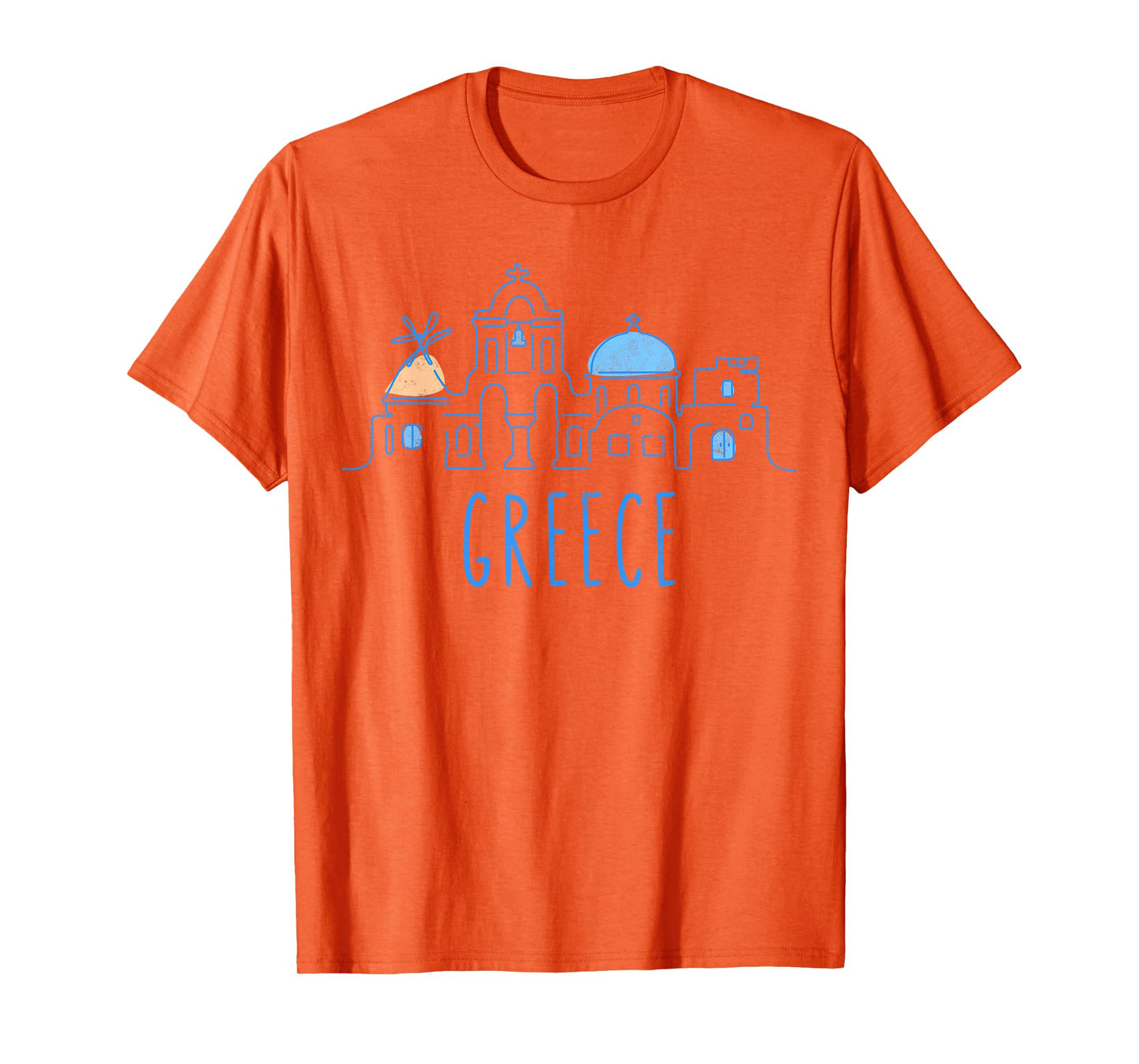 Europe Greece Athens Santorini Family Vacation Souvenir Tee T-Shirt