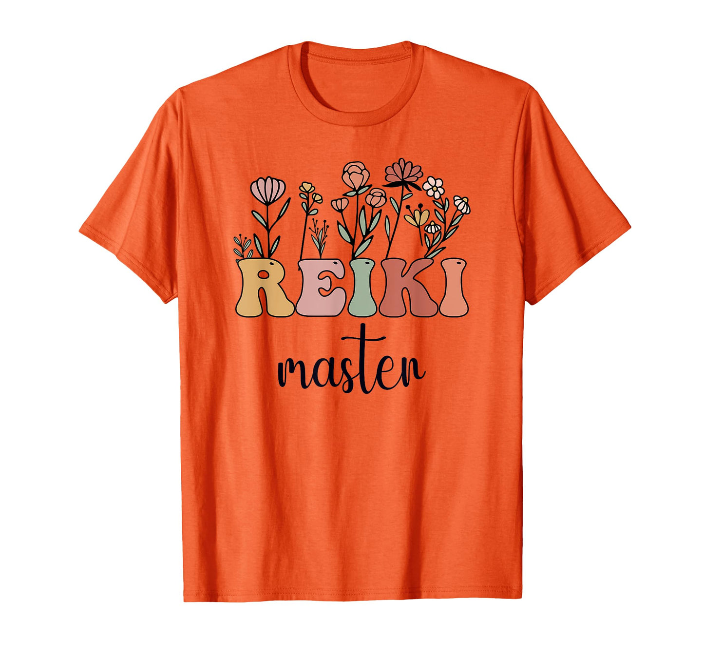 Reiki Master Wildflower Groovy Women T-Shirt