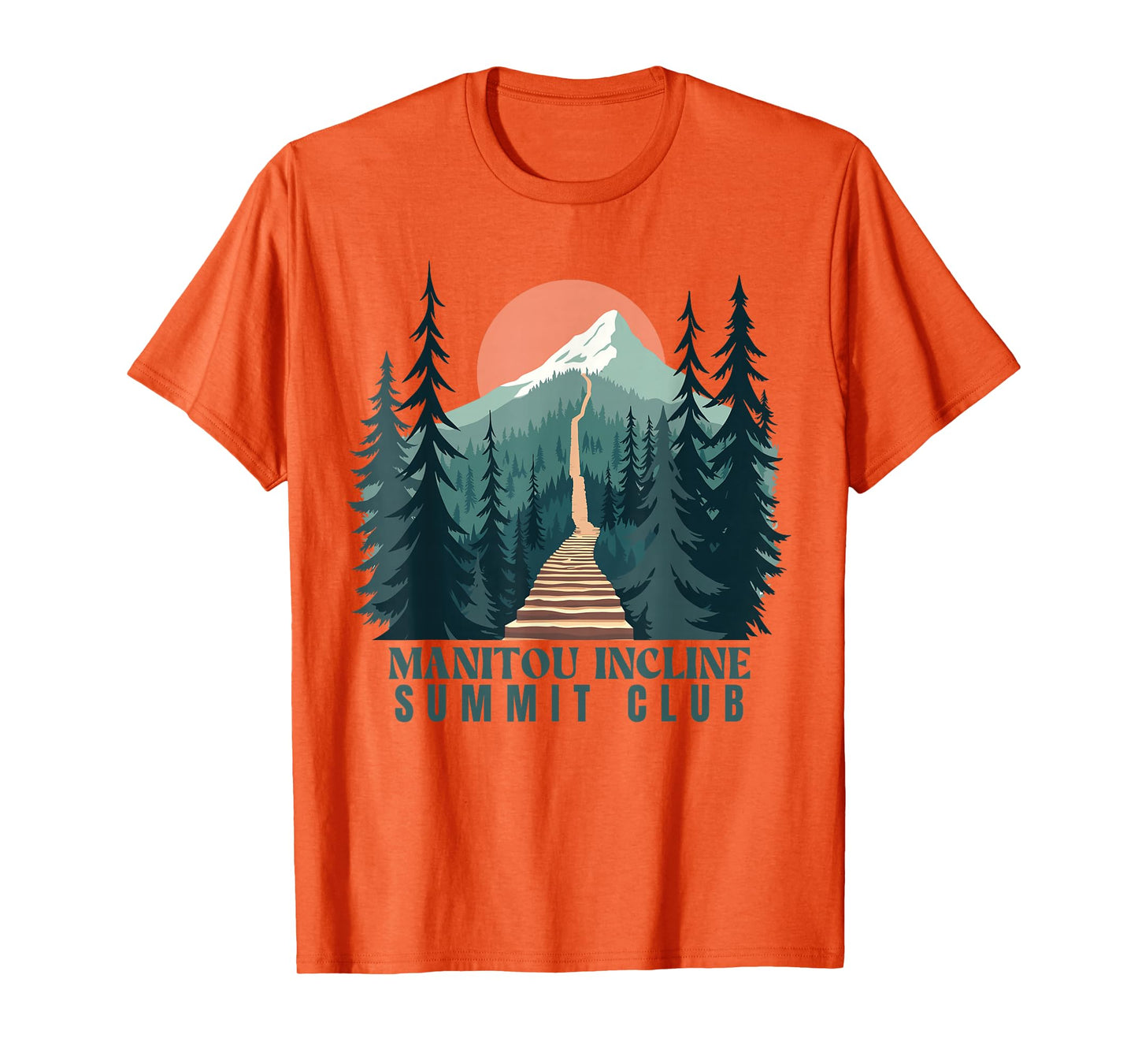 Manitou Incline Summit Club, Hiking Manitou Incline T-Shirt