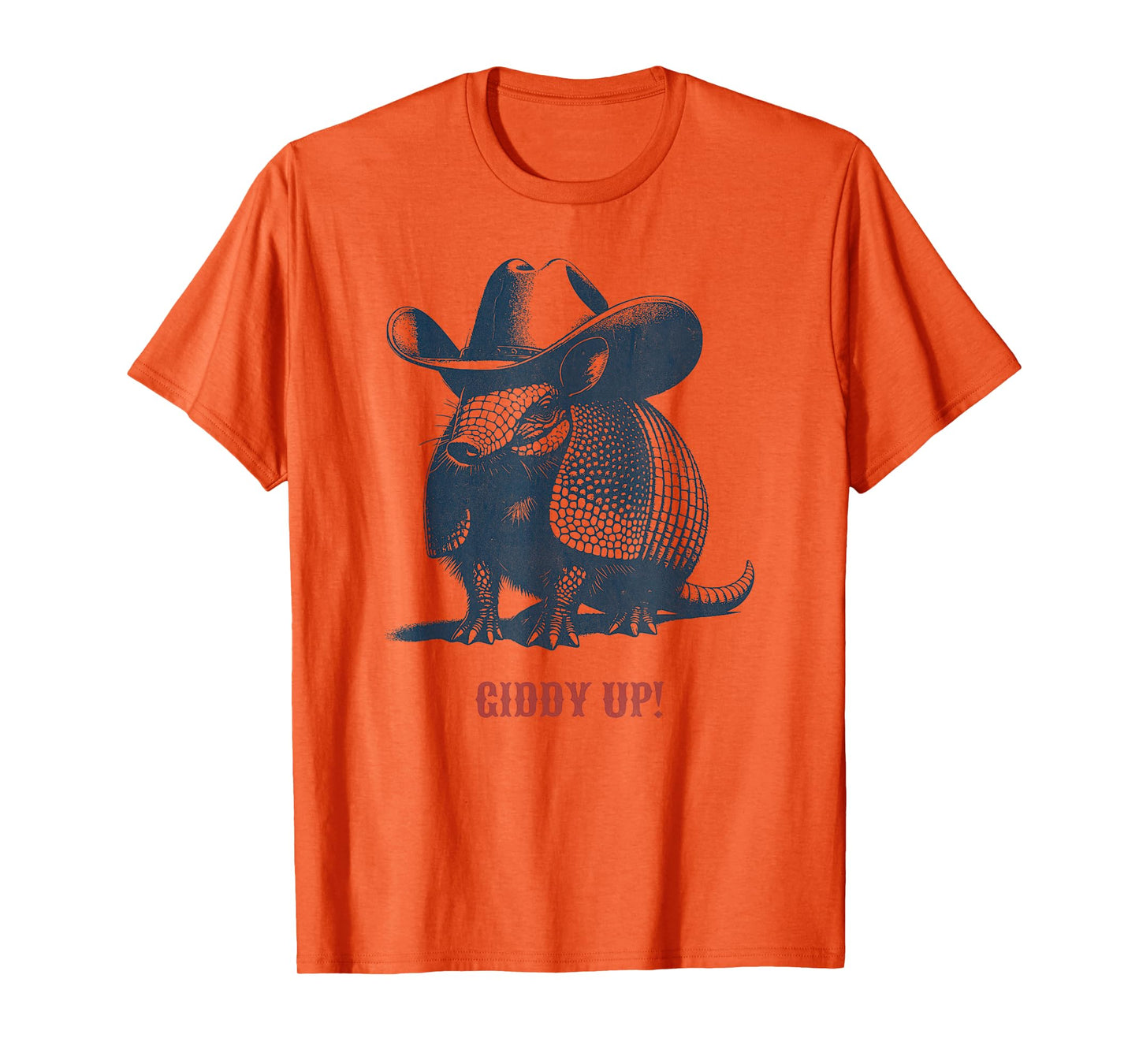Giddy Up Cowboy ready for Rodeo / Cowboy Armadillo T-Shirt