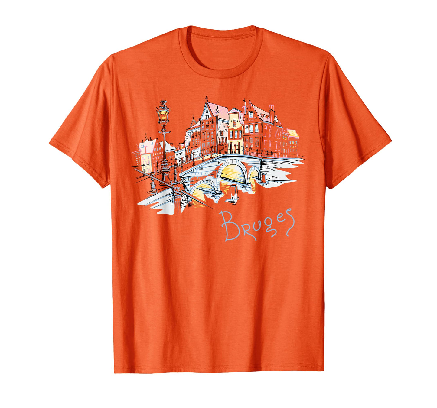 Travel Europe Belgium Bruges Family Vacation Souvenir Tee T-Shirt