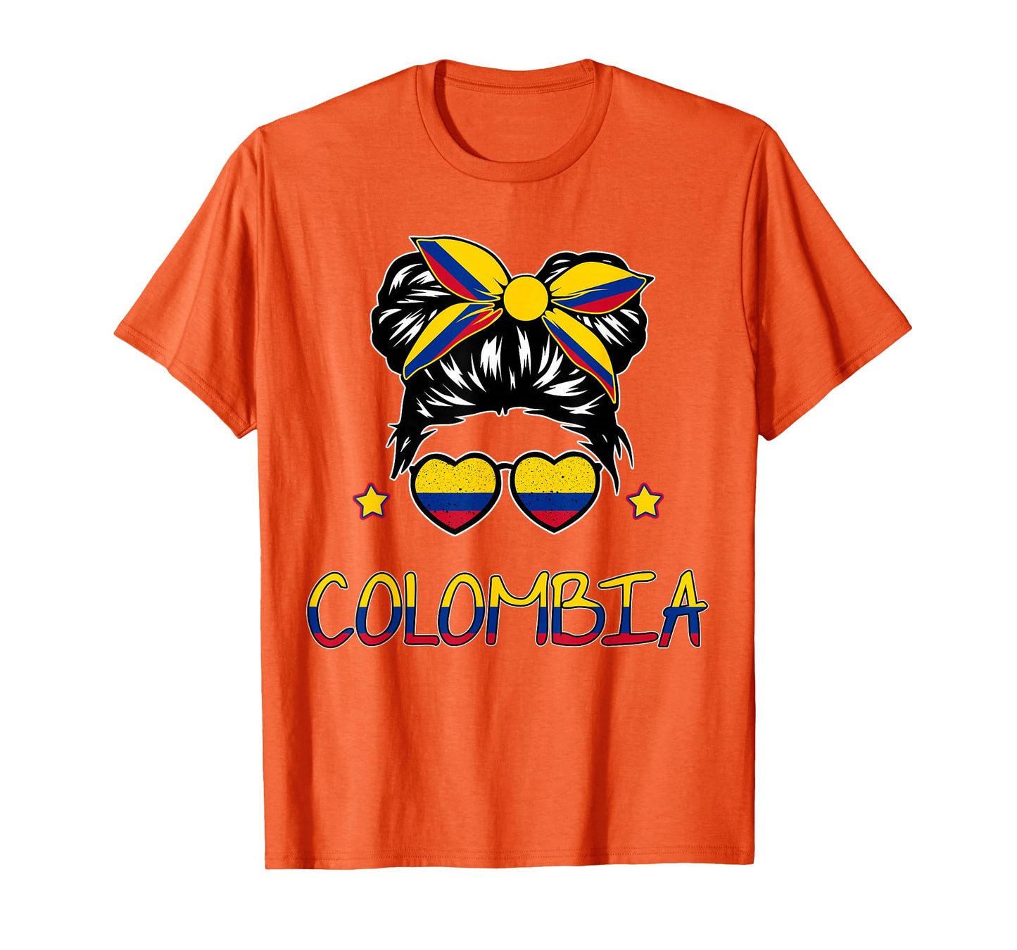 Girls Colombian Flag Kids Hispanic Heritage Month Colombia T-Shirt