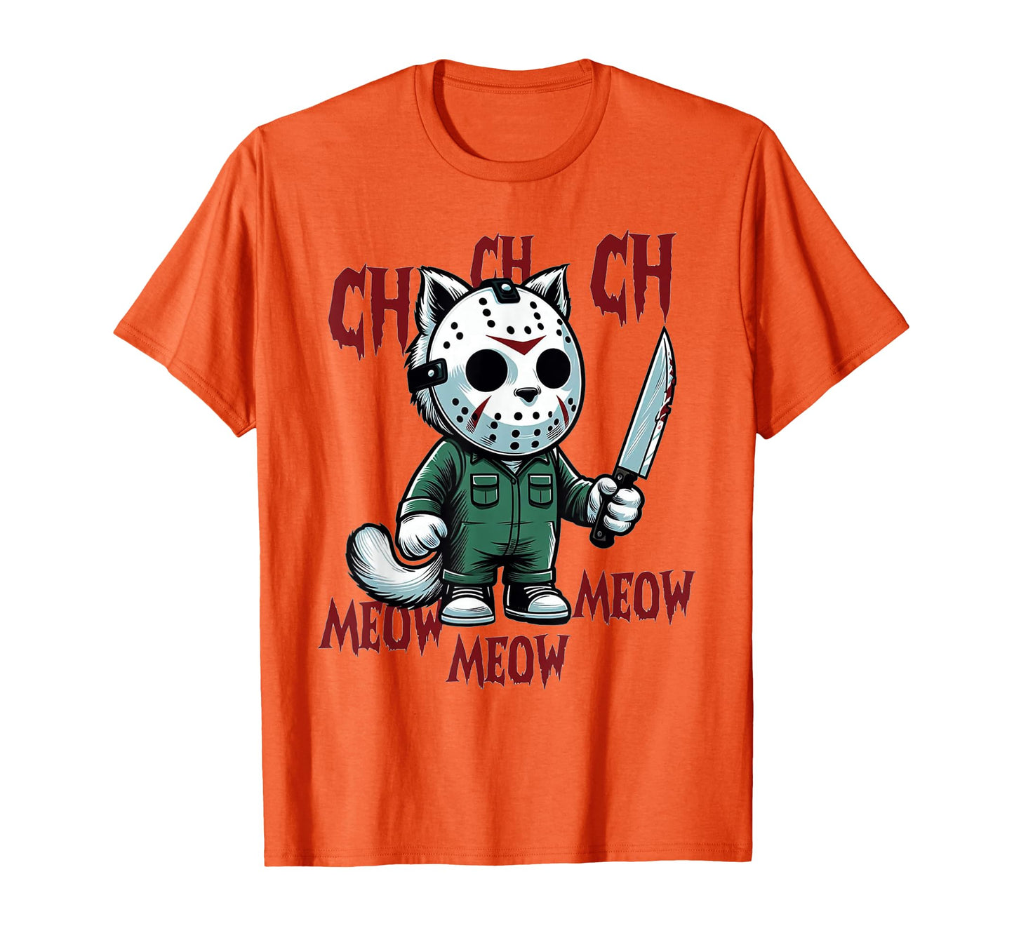 Ch Ch Ch Meow Meow Meow - Cat Movie Horror T-Shirt