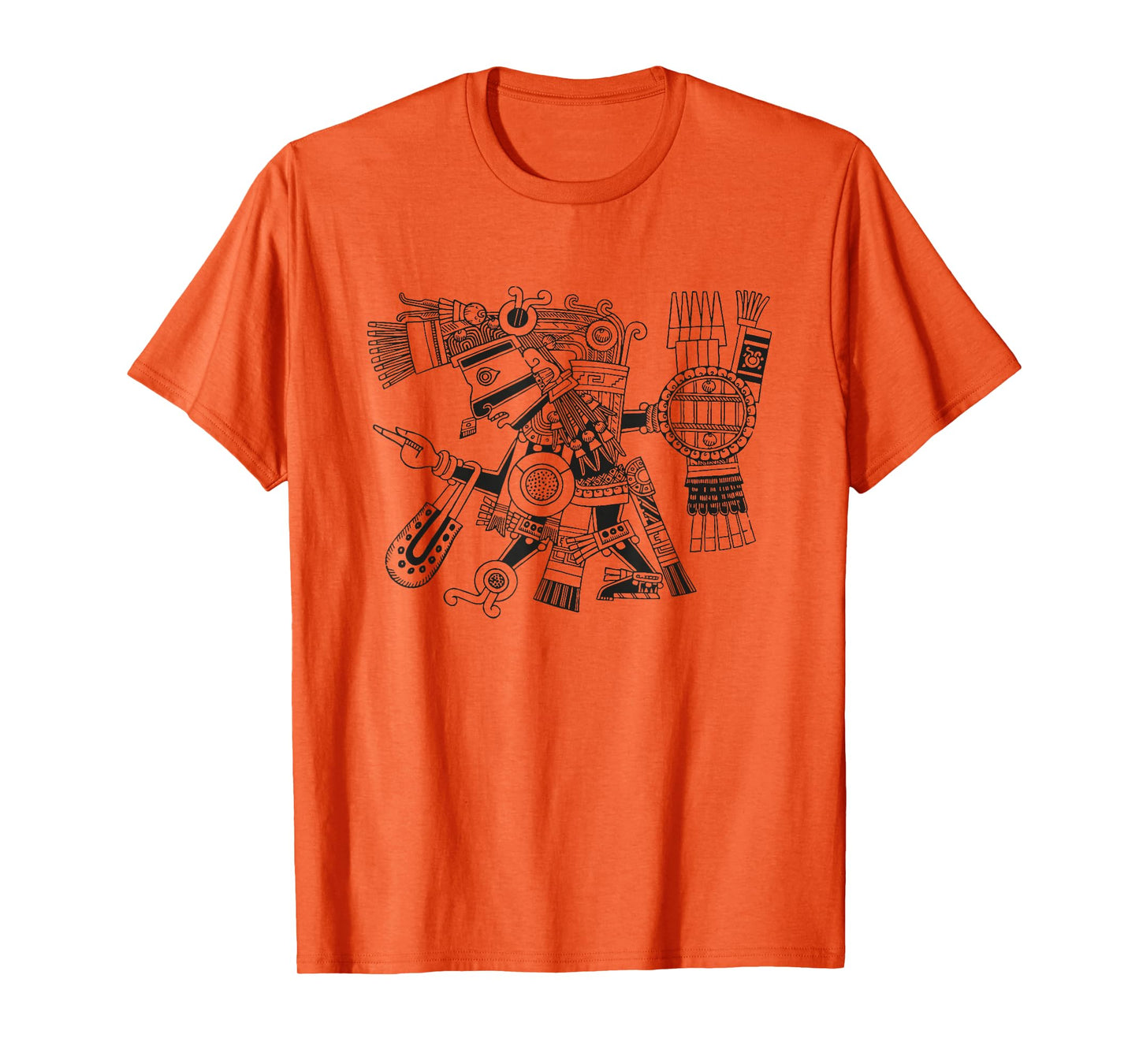 Maya patron deity Tezcatlipoca warrior Aztec Indians Mexico T-Shirt