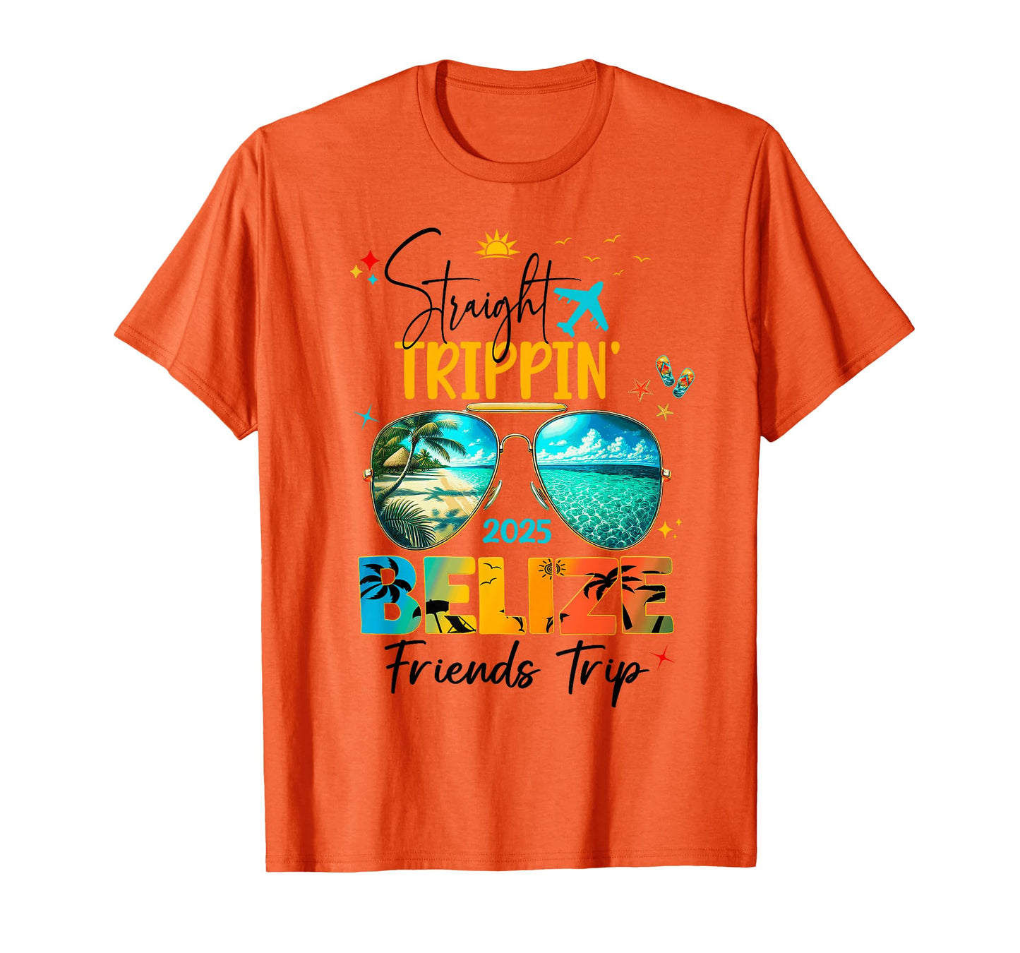 Belize Birthday Besties Trip 2025 Vacay T-Shirt