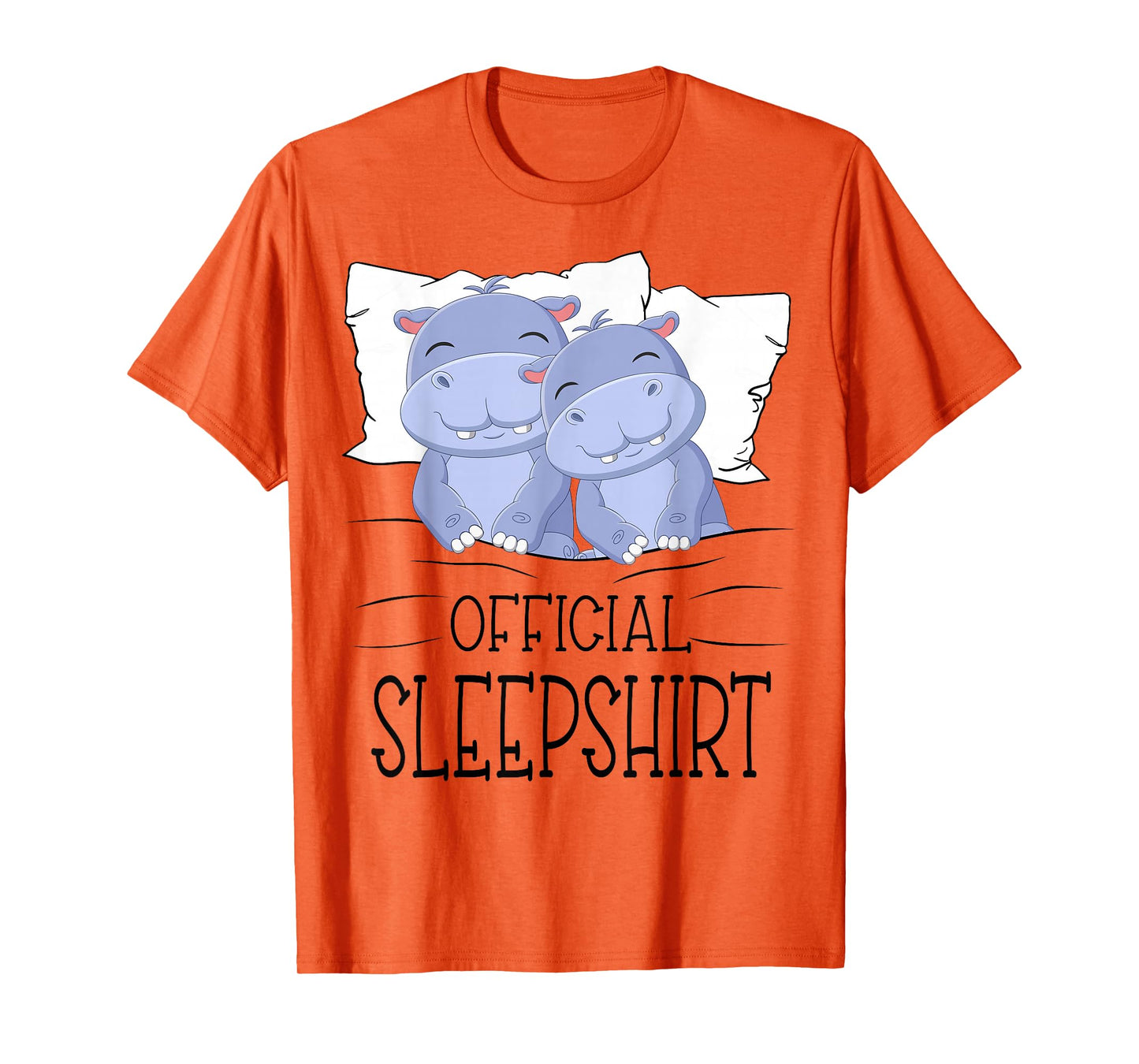 Hippo Hippopotamus Hippos Sleep Pajamas Gifts For Men Women T-Shirt