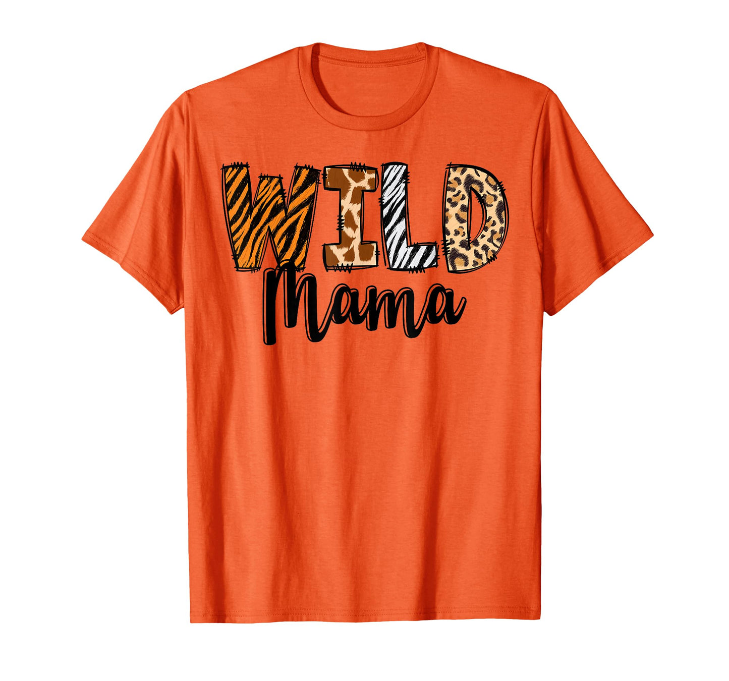Wild Mama Zoo Born Two Be Wild B-day Safari Jungle Animal T-Shirt