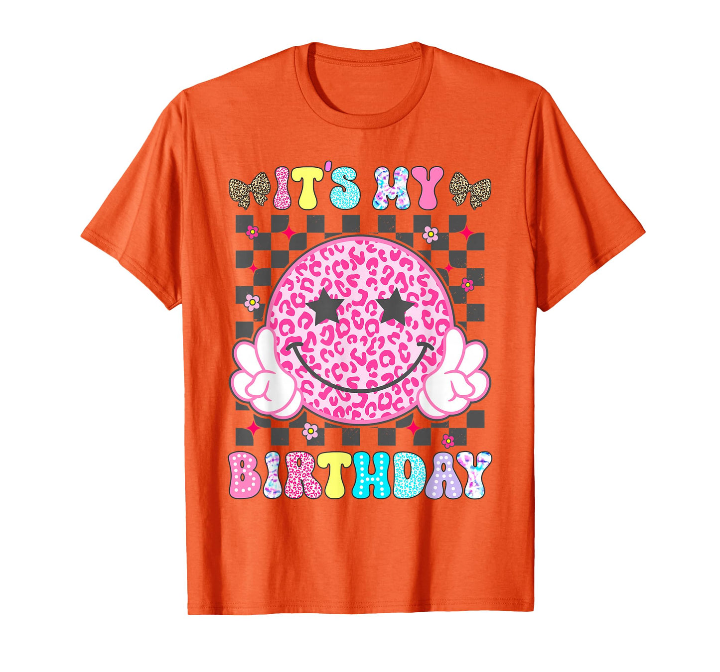 Its My Birthday Shirt for Girls Women Teens Kid Smile Face T-Shirt