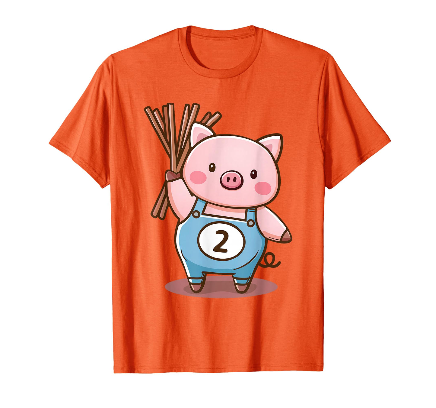 Three Little Pigs Pig 2 Costume Kids Girls Boys Men Women T-Shirt