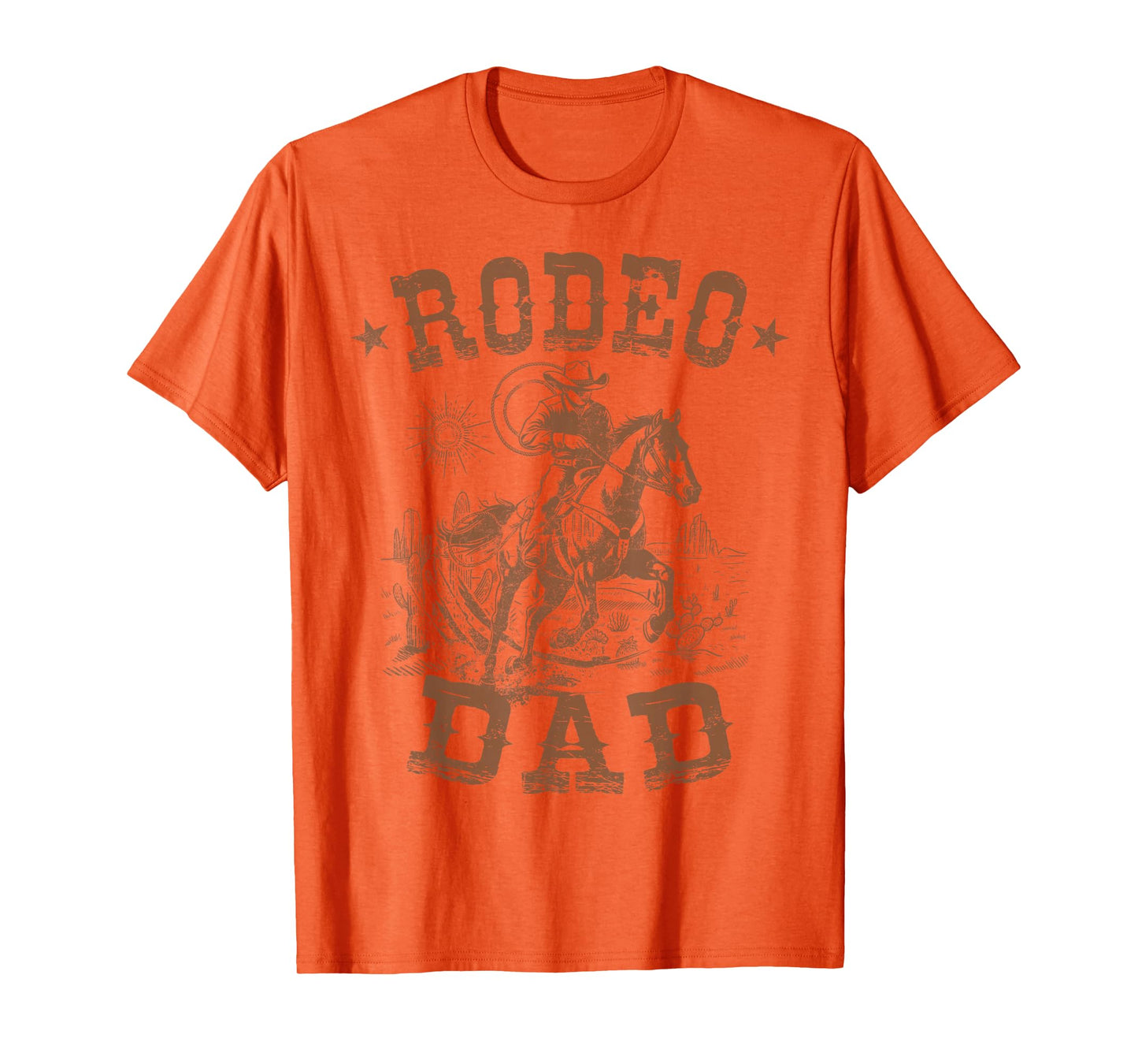 Rodeo Dad Western Cowboy Daddy Family Matching Father's Day T-Shirt