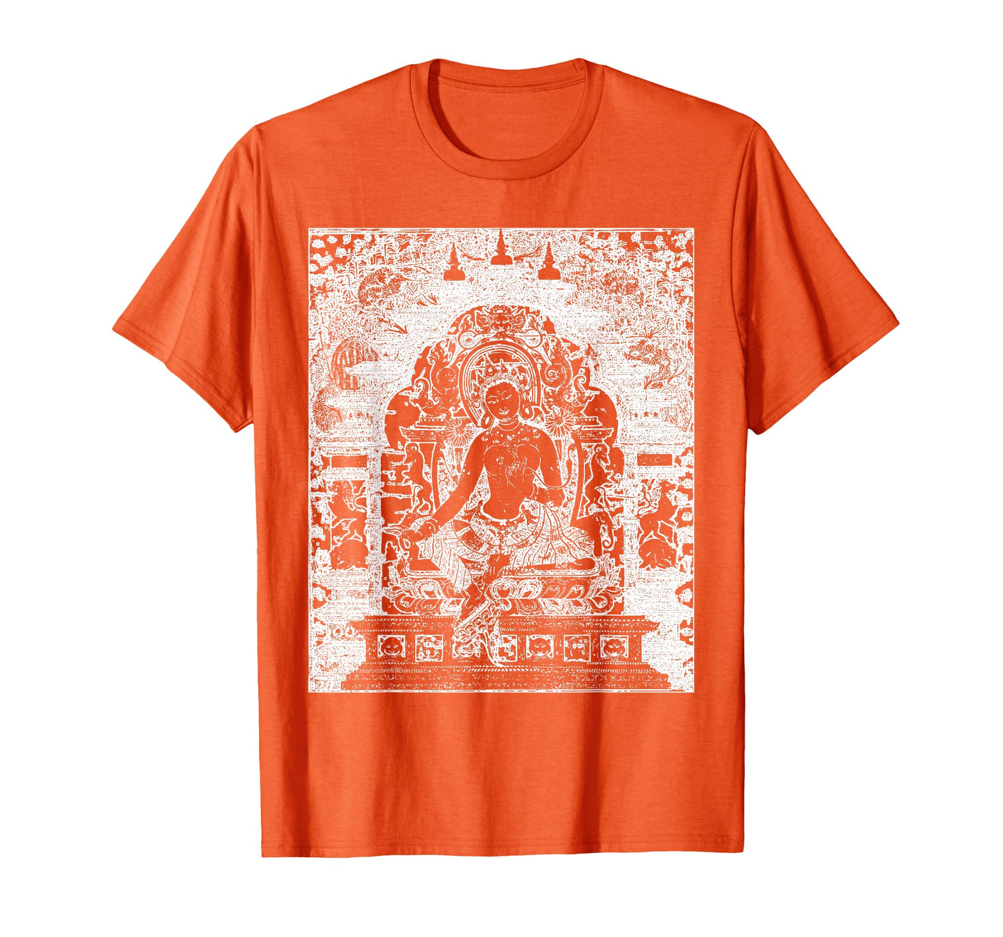 Green Tara Mantra Buddha Tibetan Vajrayana Buddhism T-Shirt