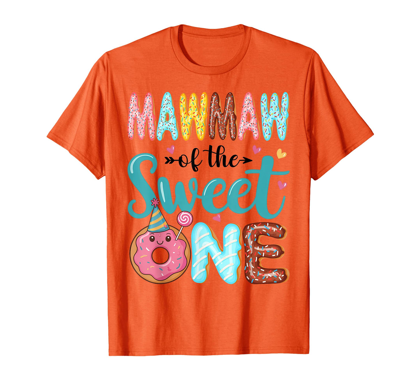Mawmaw Of The Sweet One 1st Birthday Girl Donut Party T-Shirt