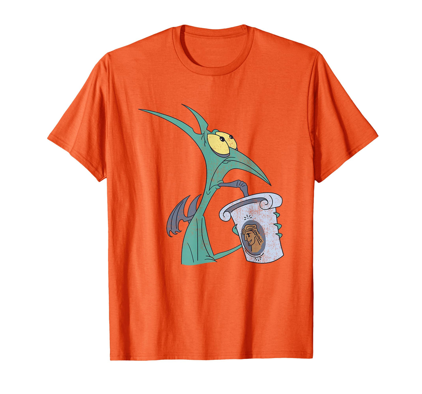 Disney Hercules I Am Panic Distressed Big Chest Portrait T-Shirt
