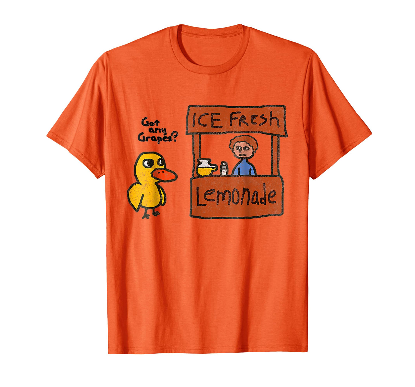 Ice Fresh Lemonade Shirt Duck Funny Got Any Grapes Love Gift T-Shirt