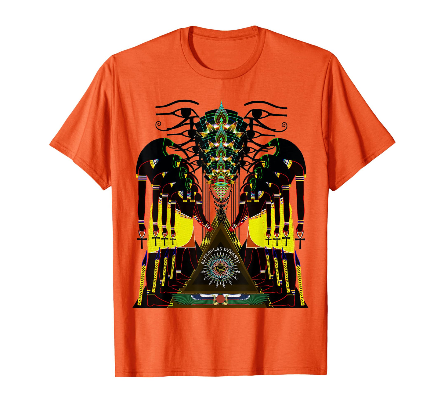 Psychedelic Fractal Ancient Egyptian God Thoth Tehuti T-Shirt