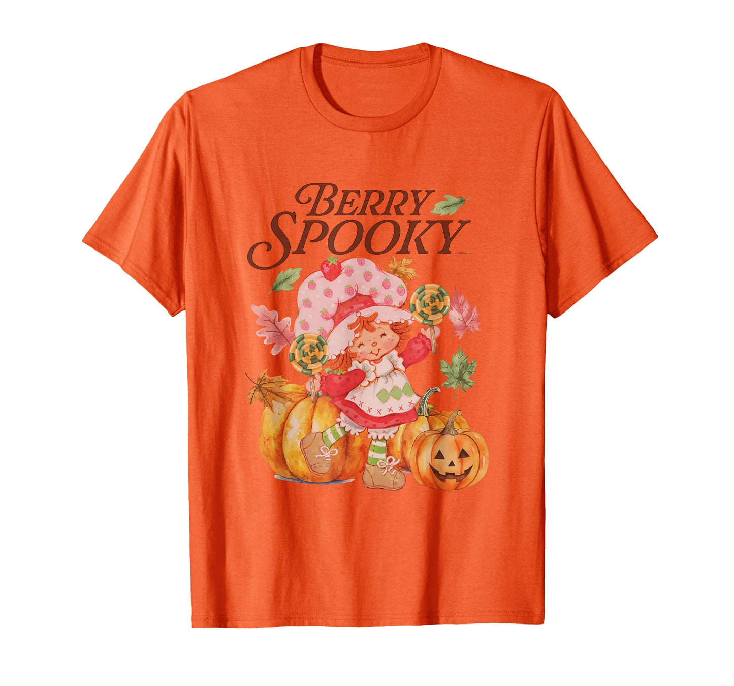 Strawberry Shortcake Berry Spooky Halloween Pumpkins T-Shirt