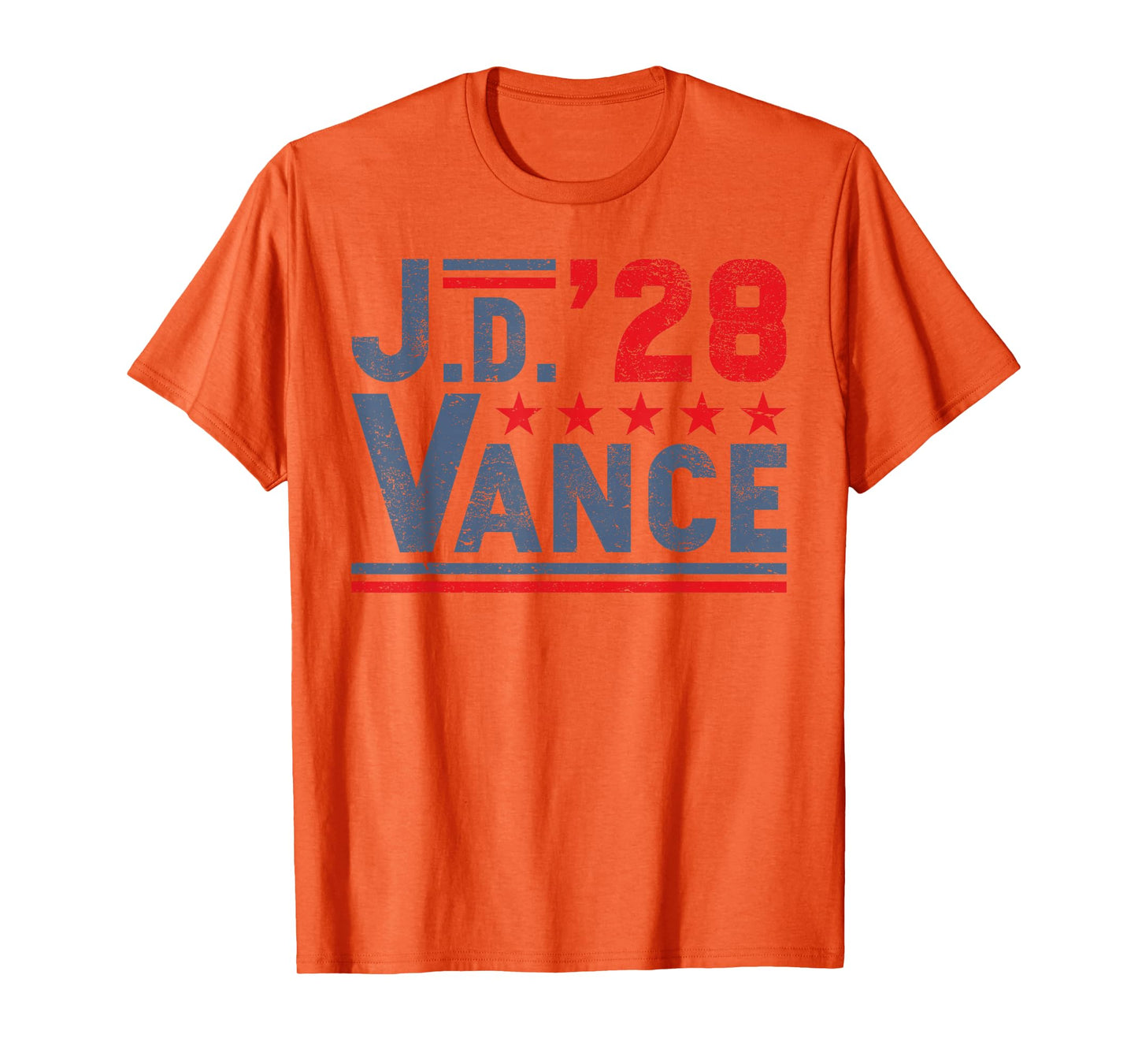 JD Vance 2028 President Election Campaign 28 American Flag T-Shirt