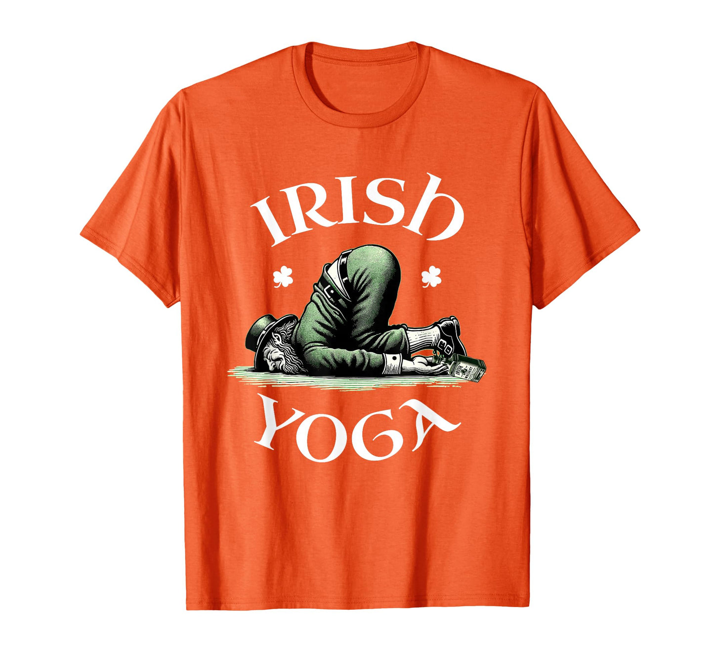 Irish Yoga Festive Green St. Paddy's Day Humor T-Shirt