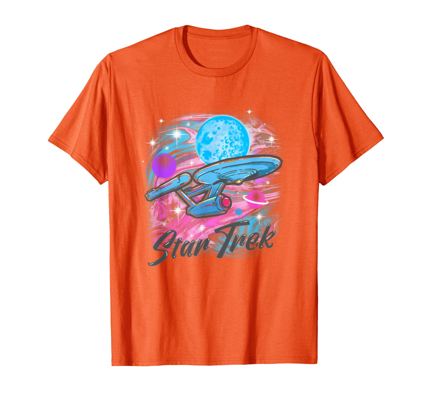 Star Trek: The Original Series Retro Airbrush Enterprise T-Shirt