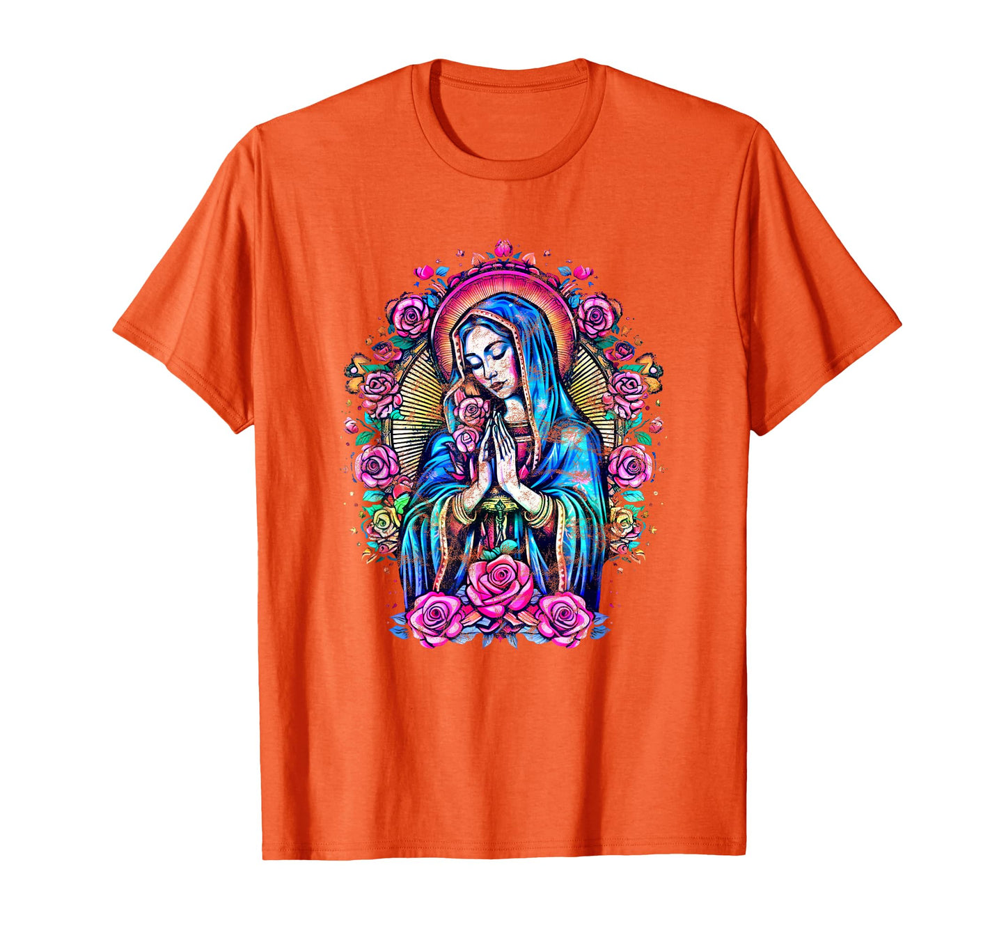 Praying Mary with roses, Christianity, Our Lady of Guadalupe T-Shirt