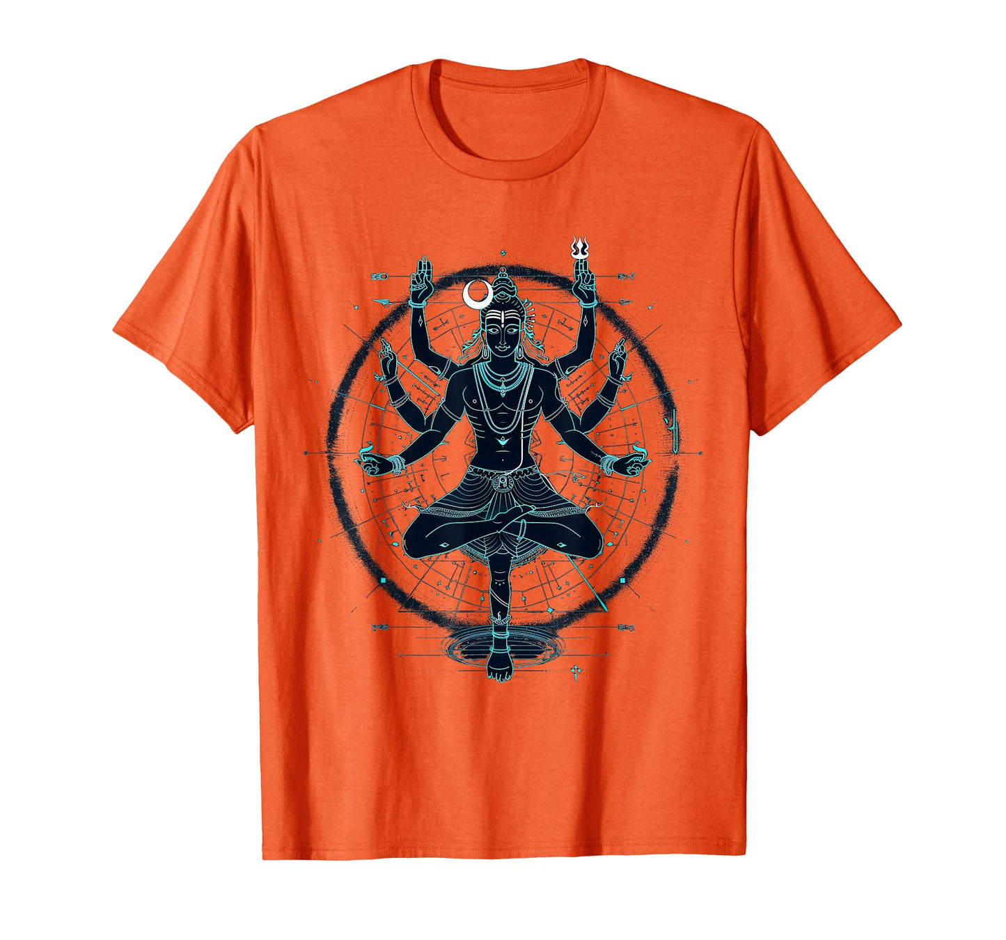 Shiva spiritual hindu god tandava dance yoga meditation T-Shirt