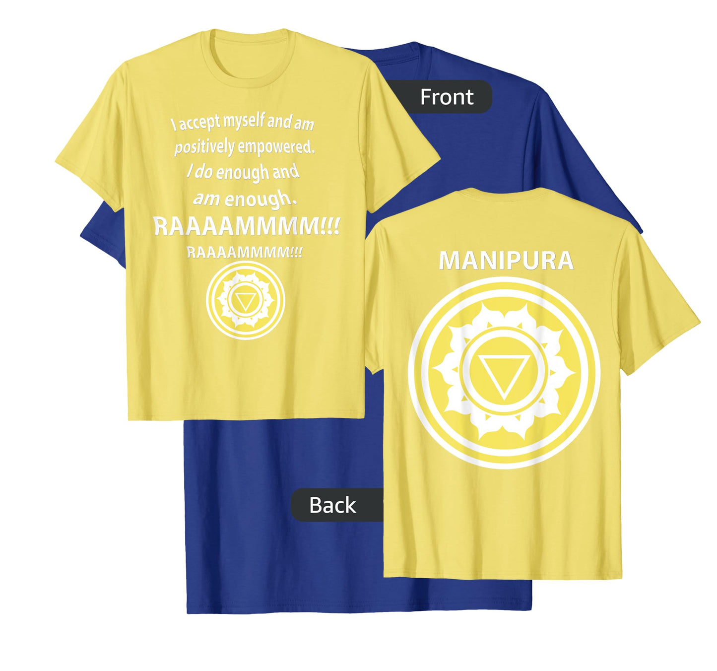 SOLAR PLEXUS CHAKRA MANIPURA T-shirt Tantra Yoga MEDITATION
