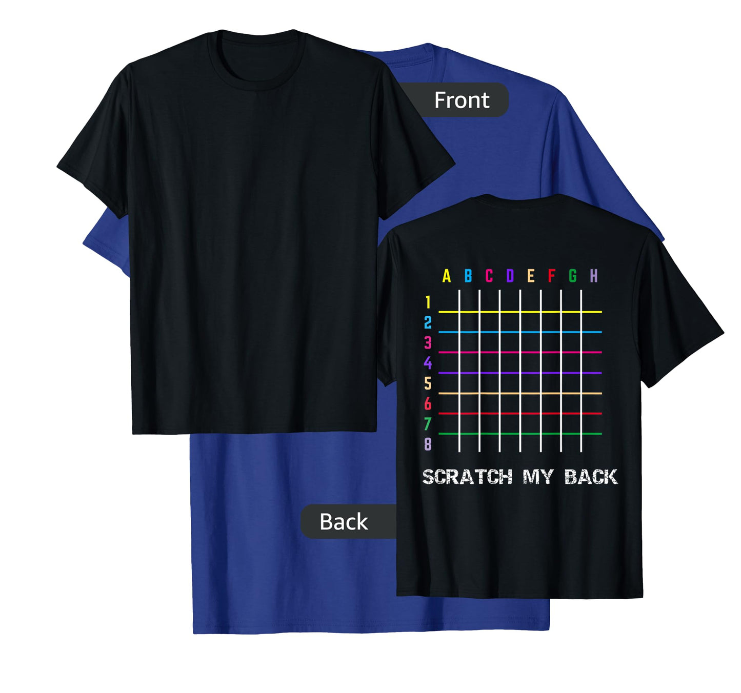 Please Scratch Me Backscratching Grid T-Shirt