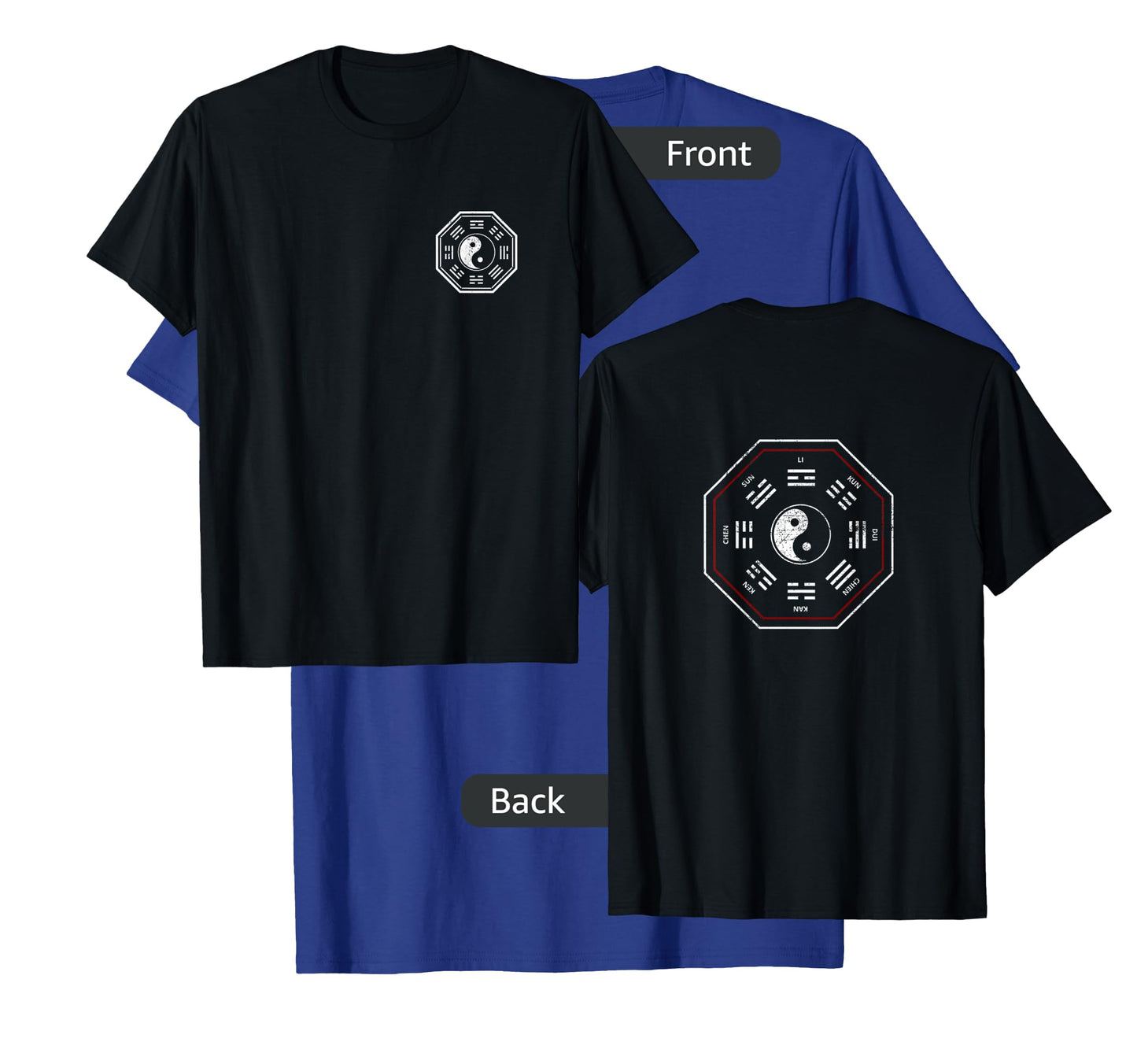 Kan & Li Bagua Yin Yang Tai Chi, Qi Gong, Tibetan Lotus T-Shirt