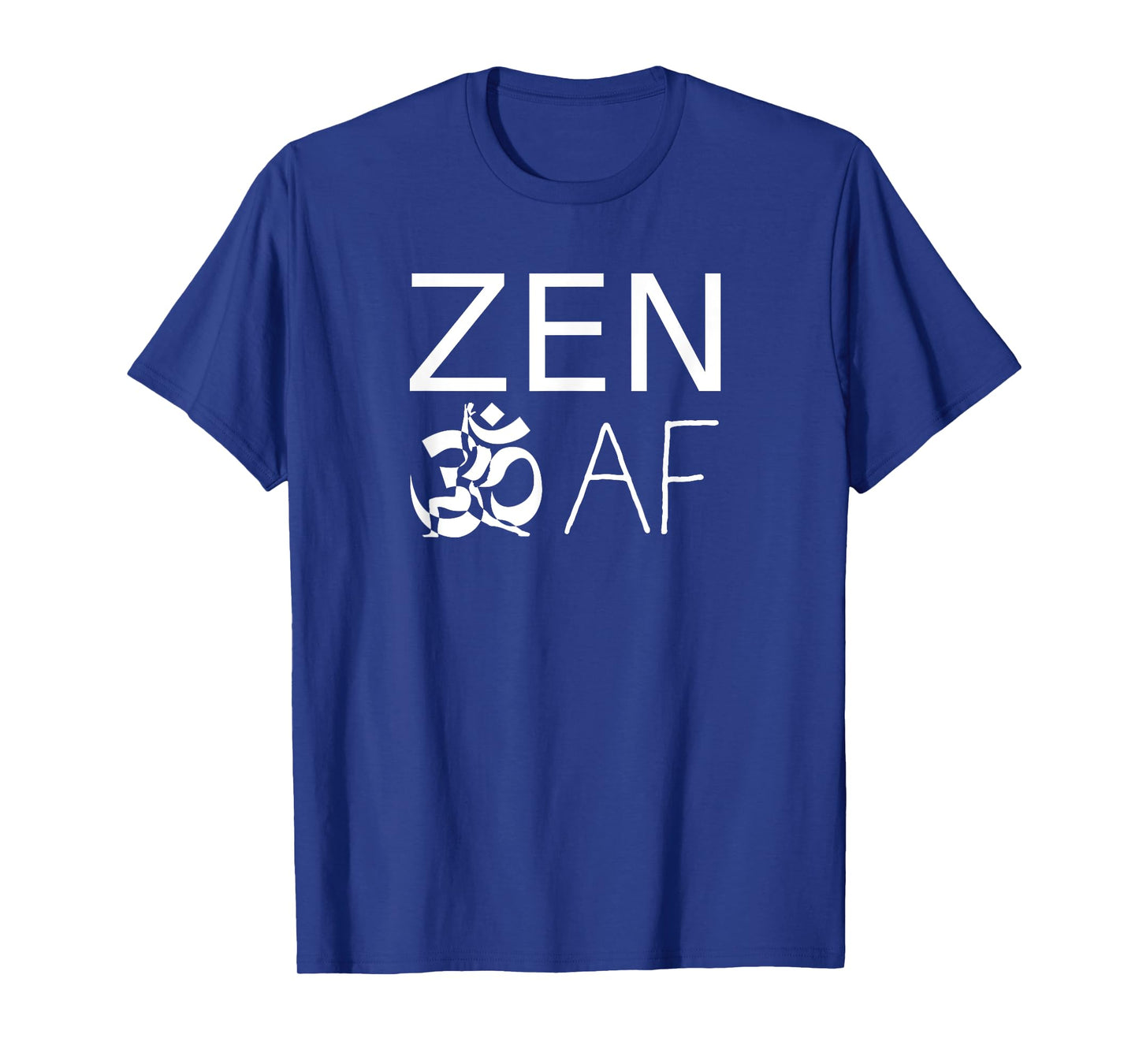 ZEN AF Ohm Sign Yoga Warrior T-Shirt