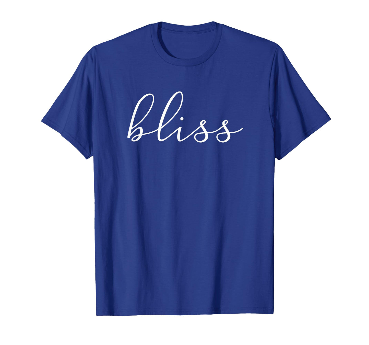 BLISS T-shirt Script Font Yoga T-Shirt