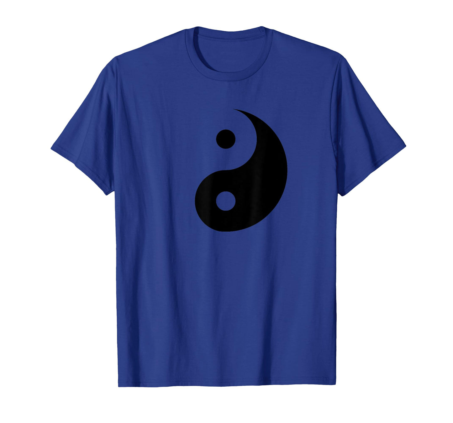 Miftees Yin Yang Tees Unisex-Adults Blue Yin Yang T-Shirt