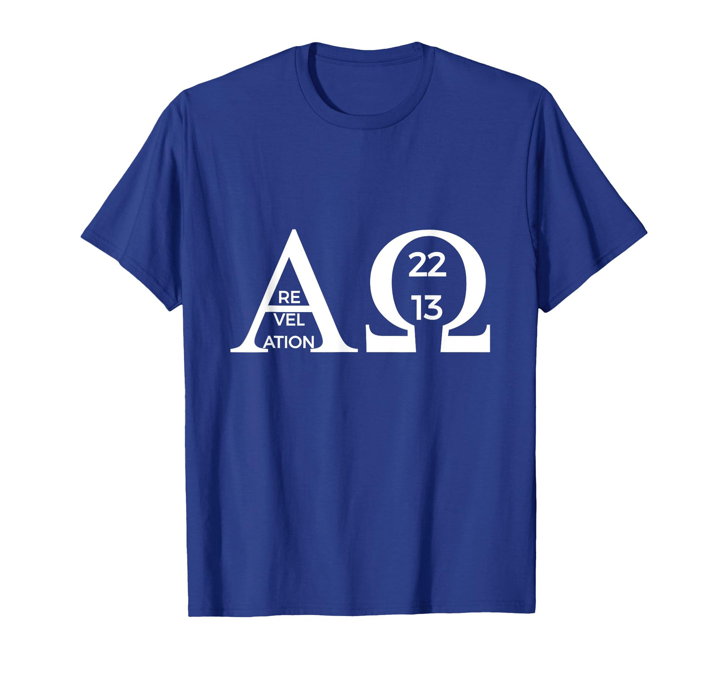 Revelation 22:13 Alpha Omega T-Shirt Bible Christian Shirt T-Shirt