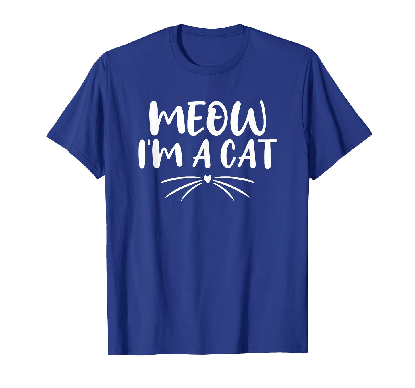 Meow I'm A Cat Funny Halloween Costume Couples 2021 T-Shirt for Men Women Kids