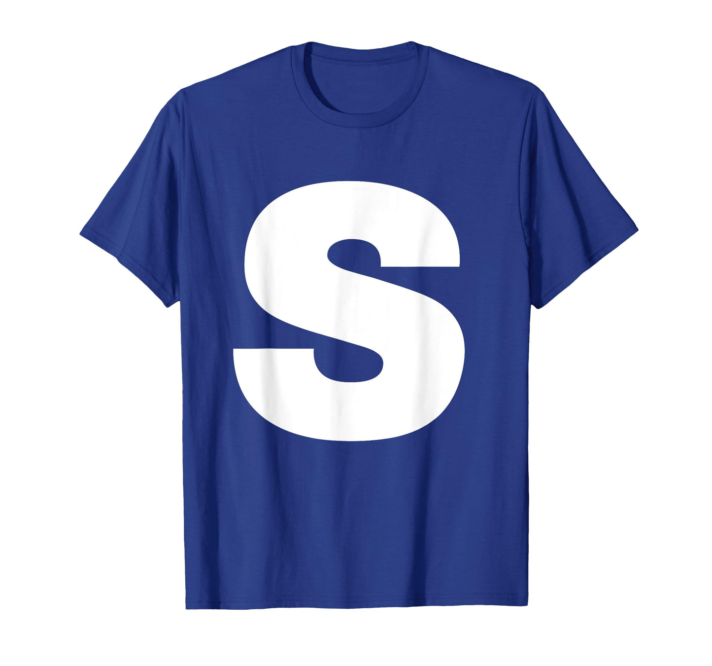 Letter S Capital Alphabet S Monogram Initial Name Birthday T-Shirt