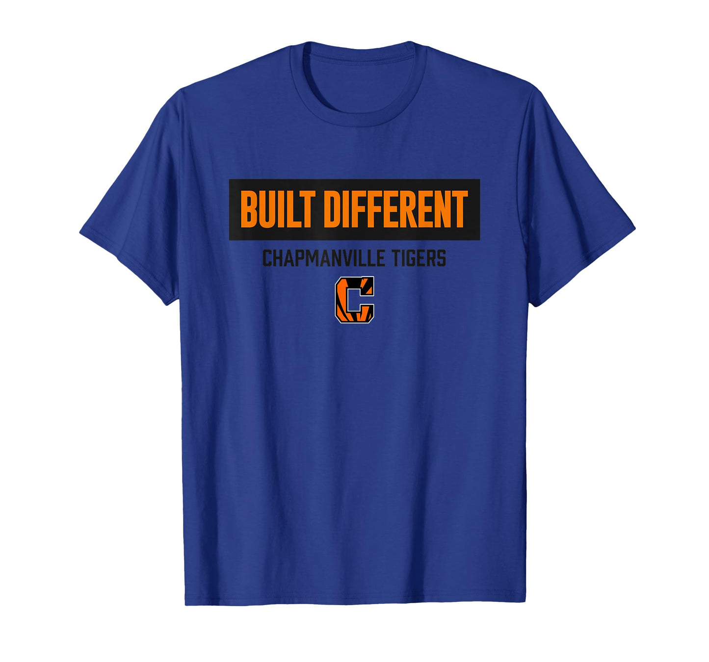 Chapmanville Tigers Logo Built Different HS T-Shirt