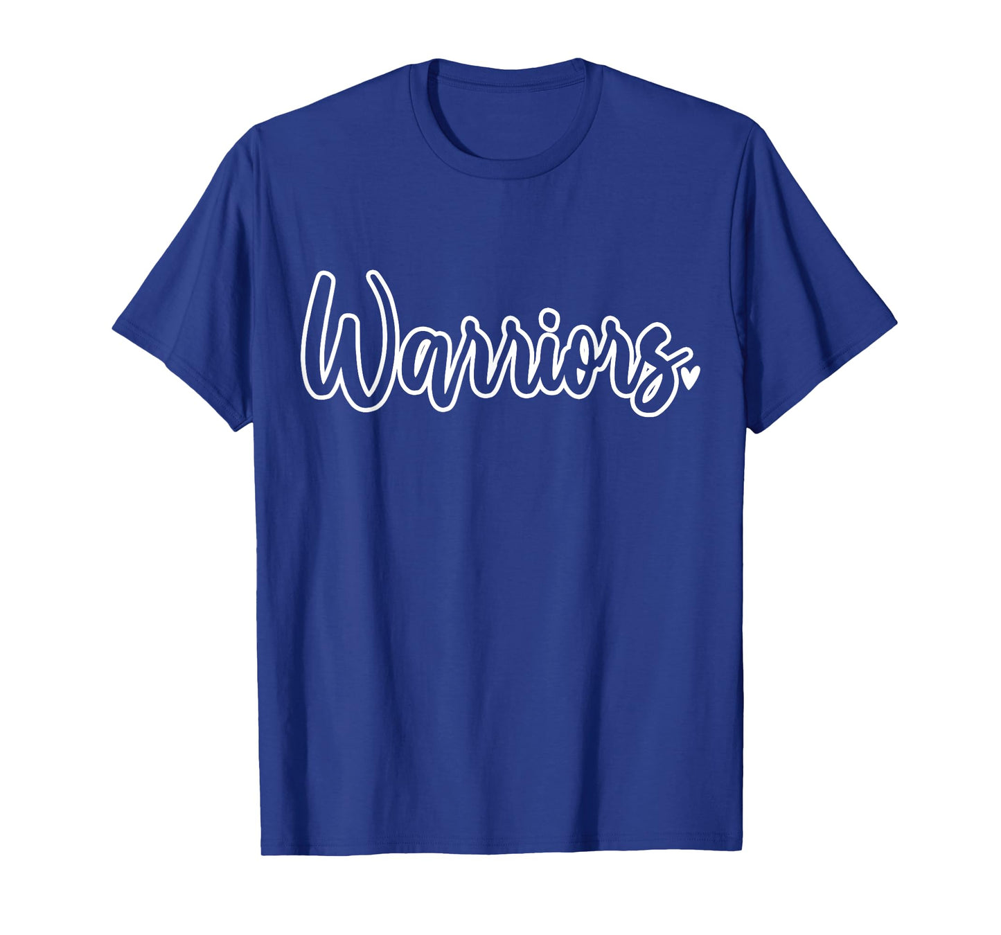 Warriors School Sports Fan Team T-Shirt