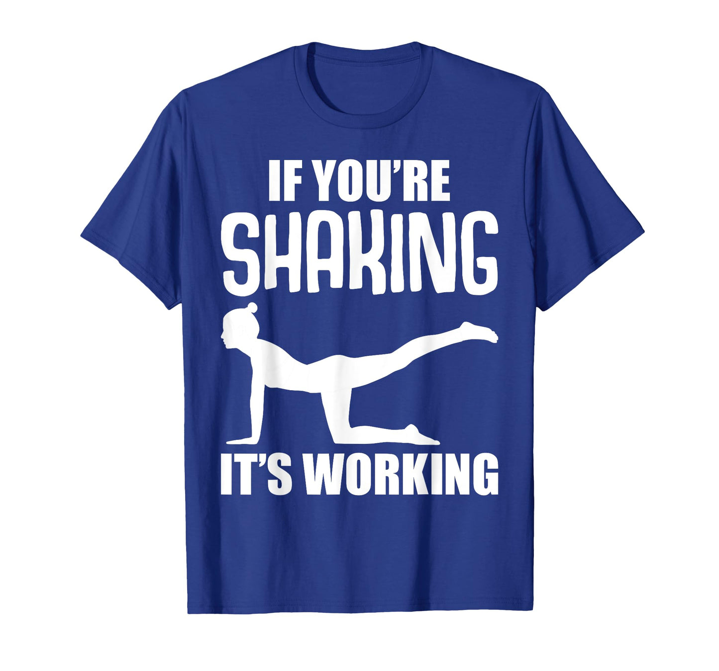 Cool Pilates Gifts Black Unisex-Adults Classic Fit Cotton Polyester Workout T-Shirt Small